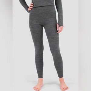 TERRAMAR Wool Women's Midweight Ultra Merino Wool Thermal Pants Size Medium
